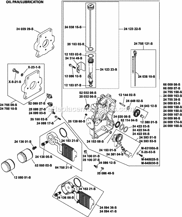 Kohler CH750-0025 30 HP Engine Page L Diagram