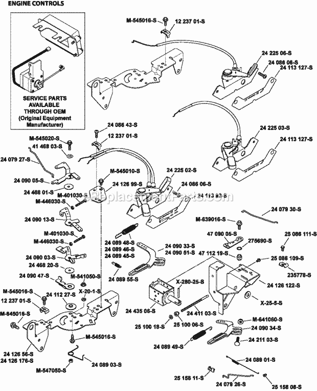 Kohler CH750-0036 30 HP Engine Page F Diagram