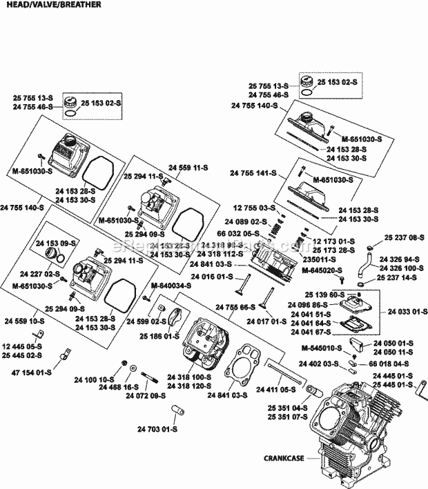 Kohler CH750-0046 30 HP Engine Page H Diagram