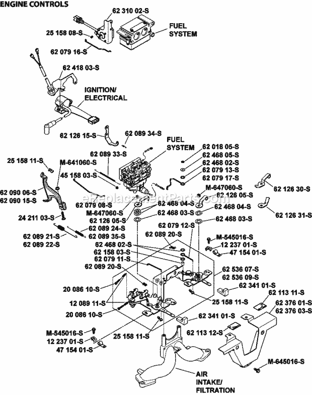 Kohler CH940-0014 34 HP Engine Page F Diagram