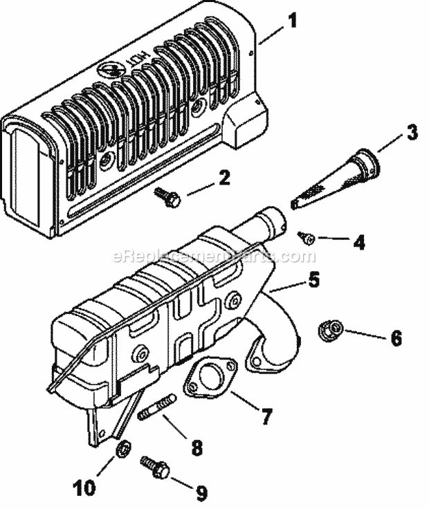 Kohler CS10-931624 10 HP Engine Page G Diagram