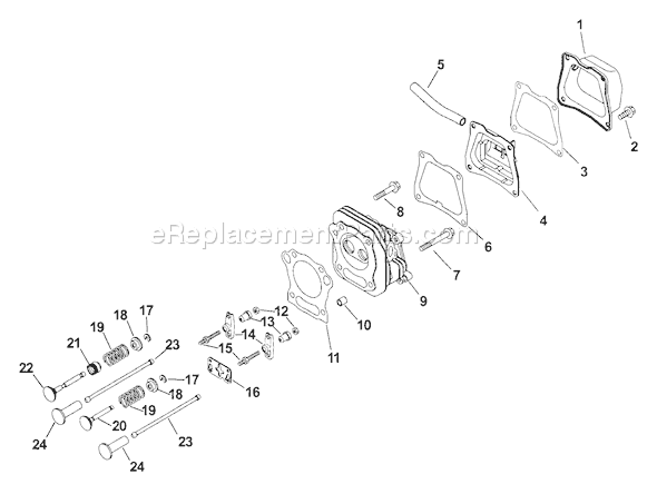 Kohler CS4-901505 Engine Page H Diagram