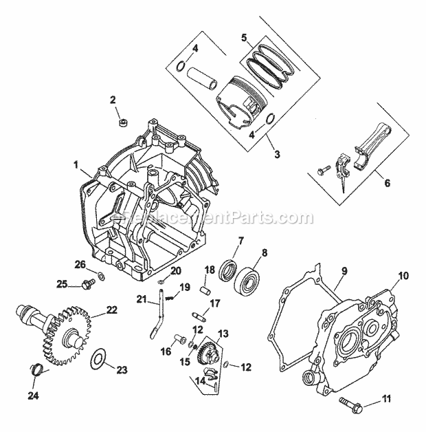 Kohler CS6-911513 6 HP Engine Page C Diagram