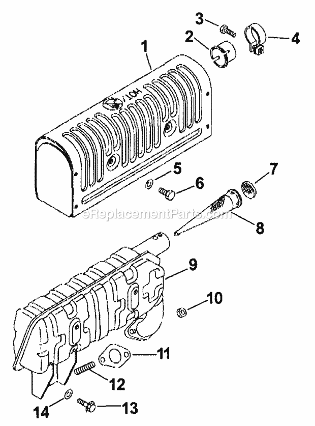 Kohler CS6T 971512 6 HP Engine Page F Diagram