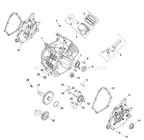 Kohler CS8.5T-921501 Engine Page C Diagram