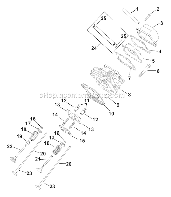 Kohler CS8.5T-951501 Engine Page H Diagram