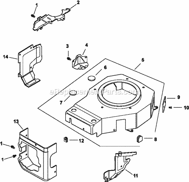 Kohler CV13-21501 13 HP Engine Page B Diagram