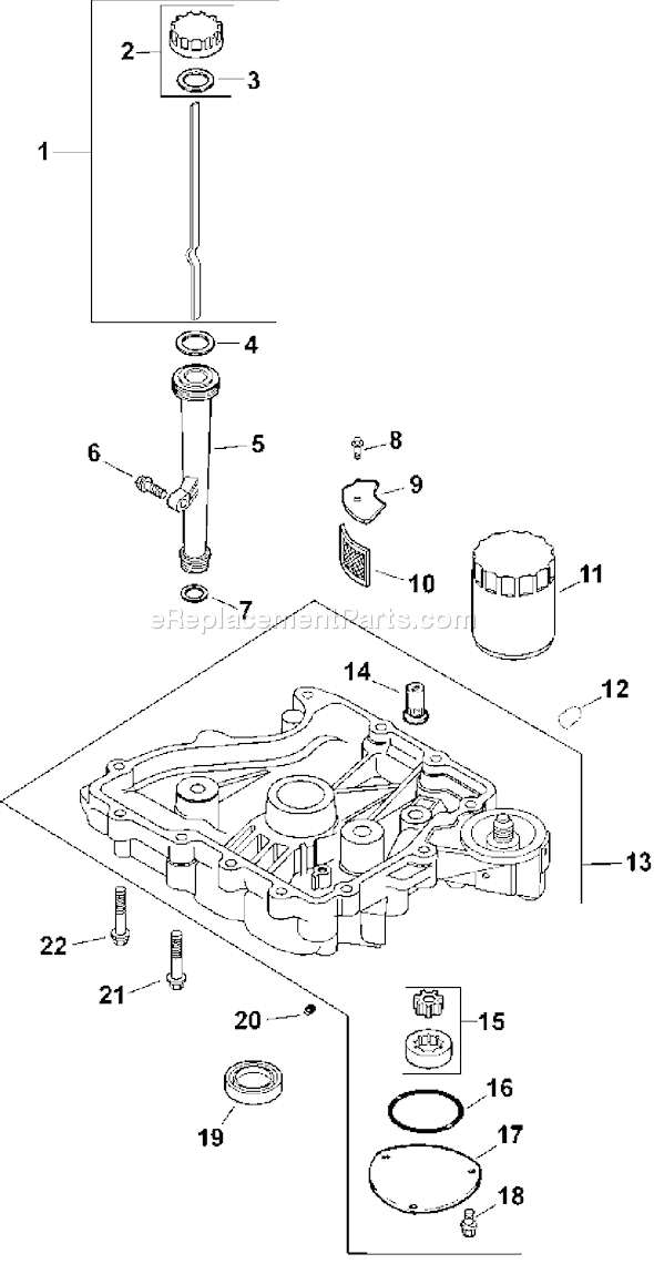 Kohler CV13T-21538 Engine Page K Diagram