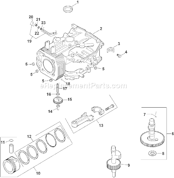 Kohler CV13T-21538 Engine Page C Diagram