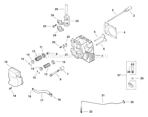 Kohler CV14-1437 Engine Page I Diagram