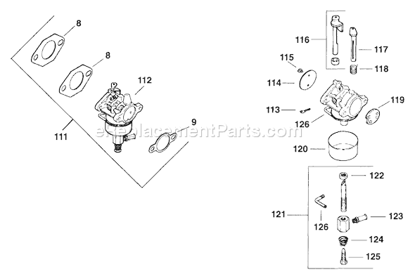 Kohler CV14S-1487 Engine Page J Diagram