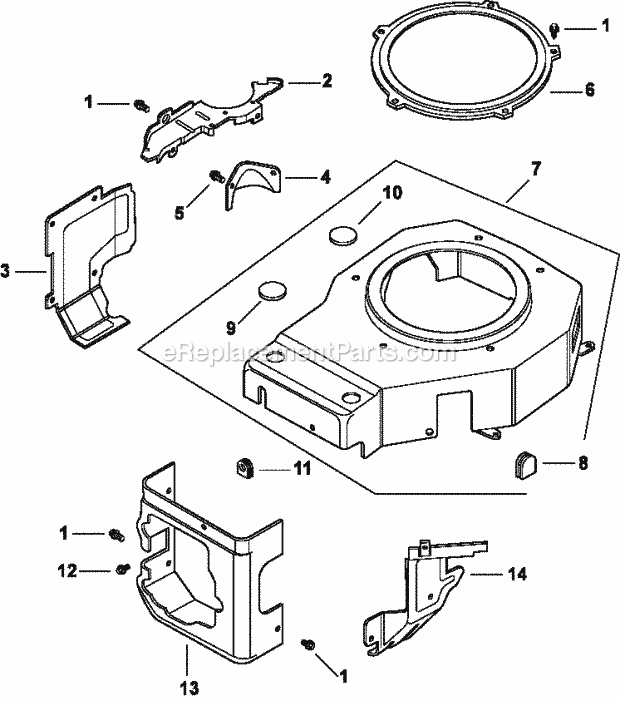 Kohler CV15-41537 15 HP Engine Page B Diagram