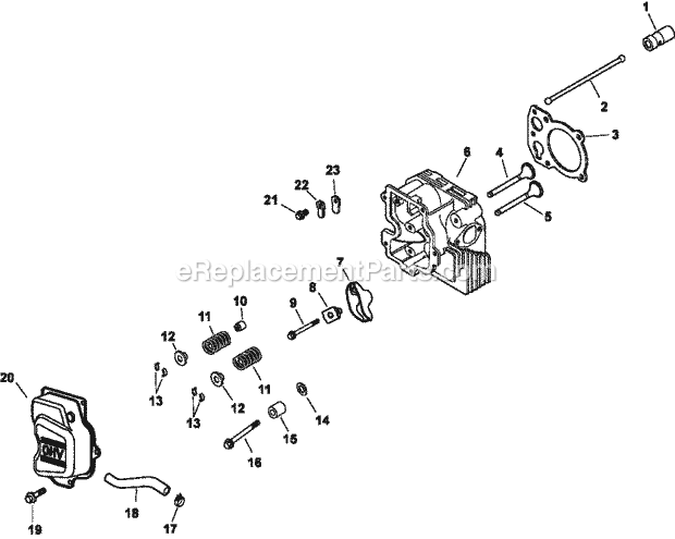 Kohler CV15-41555 15 HP Engine Page I Diagram