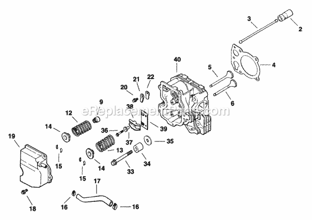 Kohler CV15-41566 15 HP Engine Page I Diagram