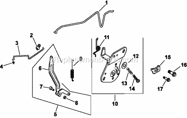 Kohler CV16-43510 16 HP Engine Page F Diagram