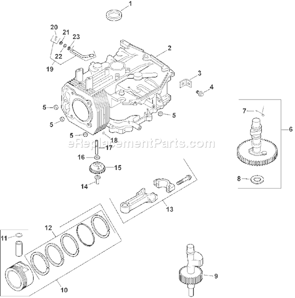 Kohler CV16S-43522 Engine Page C Diagram