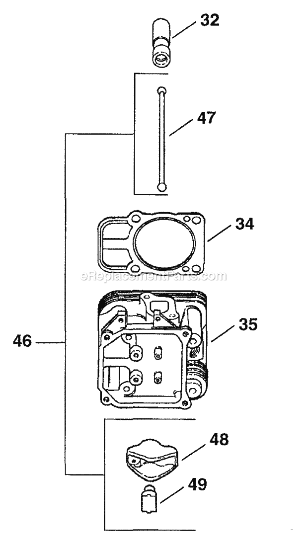 Kohler CV18-61510 18 HP Engine Page N Diagram