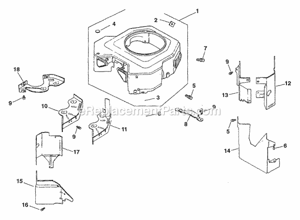 Kohler CV18-61513 18 HP Engine Page C Diagram