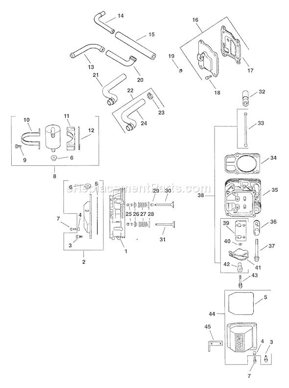 Kohler CV20-65510 Engine Page I Diagram