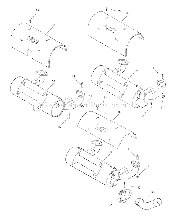 Kohler CV20-65519 Engine Page I Diagram