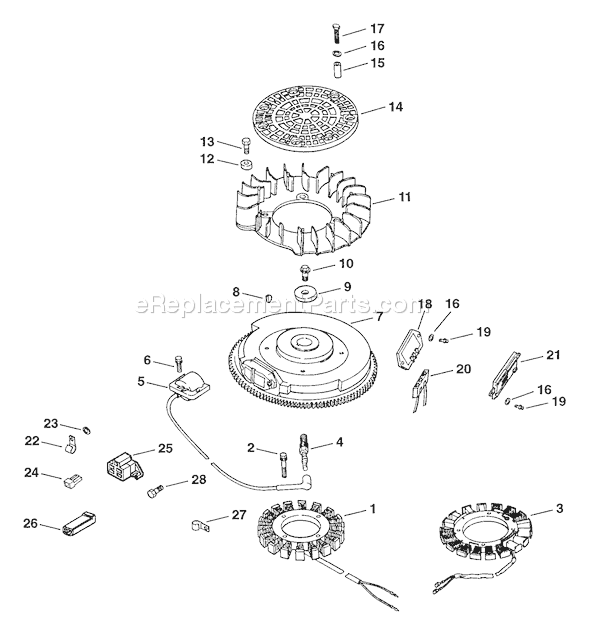 Kohler CV20S-65569 Engine Page K Diagram