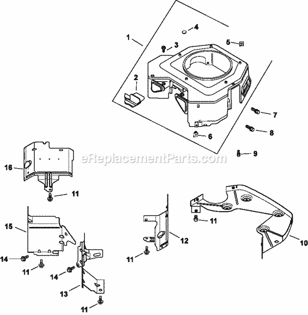 Kohler CV25-69526 25 HP Engine Page B Diagram