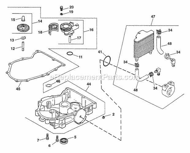 Kohler CV25-69534 25 HP Engine Page O Diagram