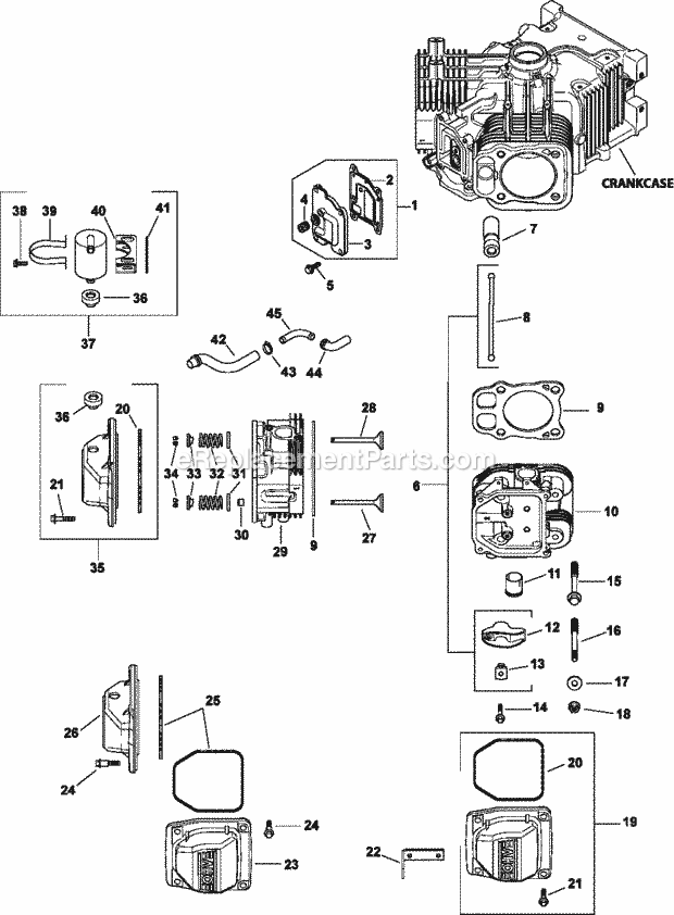 Kohler CV25-69546 25 HP Engine Page P Diagram