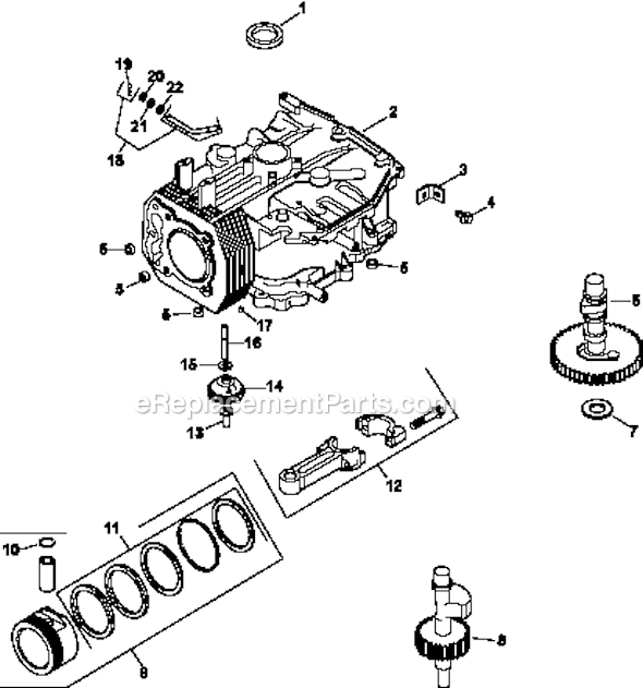 Kohler CV492-27517 Command Pro Single Engine Page C Diagram