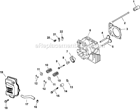 Kohler CV492-27517 Command Pro Single Engine Page I Diagram