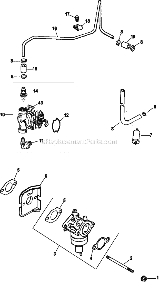 Kohler CV493-27529 18 HP Engine Page H Diagram