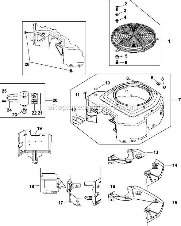 Kohler CV730-0007 Engine Page B Diagram