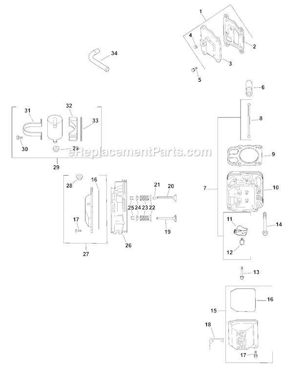 Kohler CV730-0026 Engine Page I Diagram