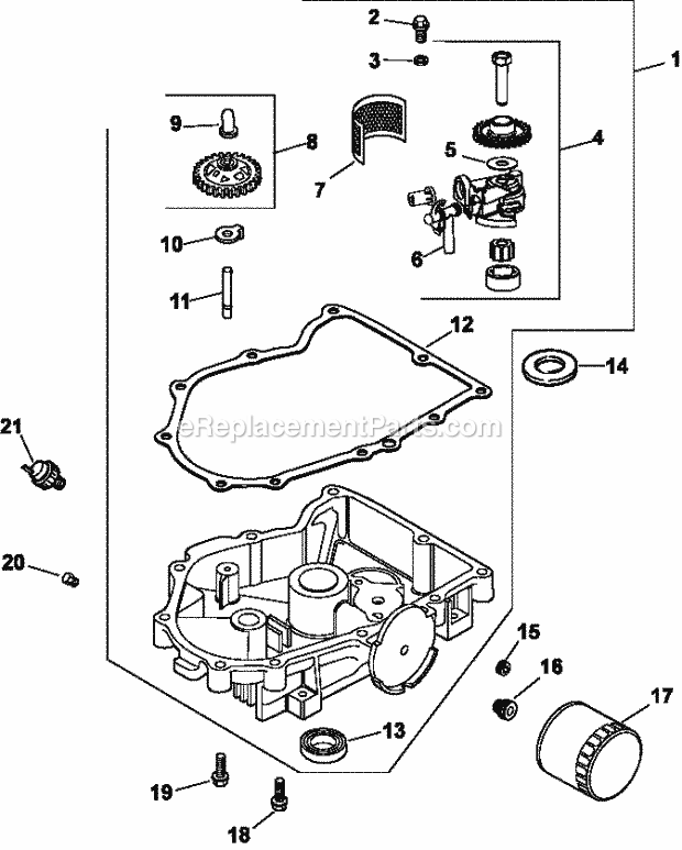 Kohler CV730-0040 Misc Starting Group Diagram