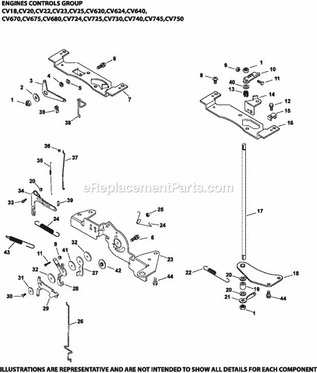 Kohler CV730-0040 Misc Page G Diagram