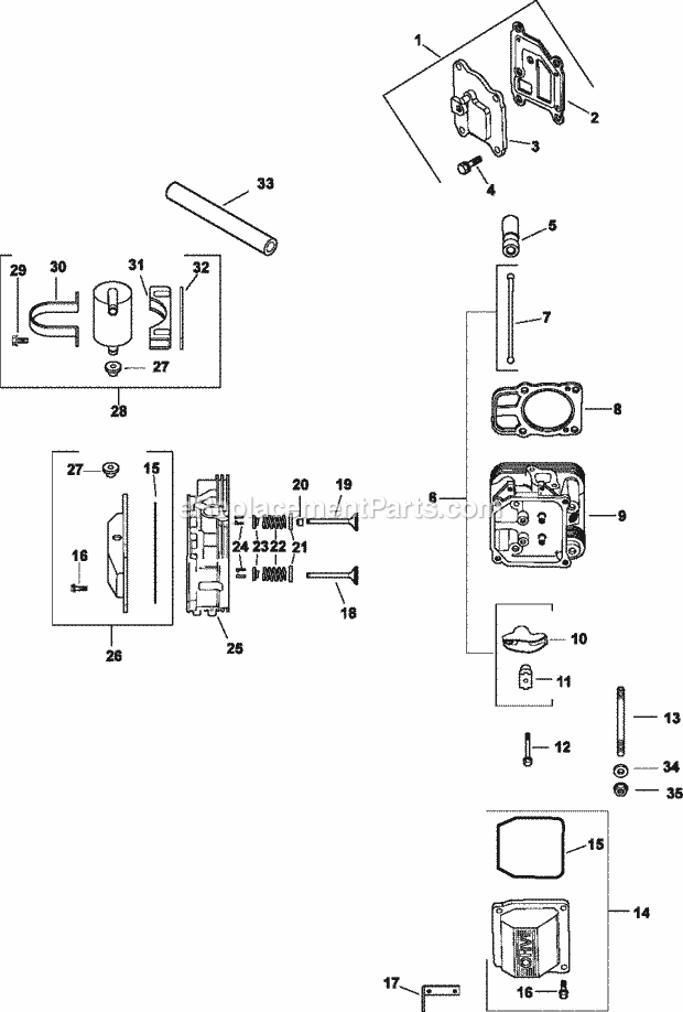 Kohler CV730-0053 Command Pro Twin-Cv Series Engine Lawn Equipment 09 Engine Controls Diagram