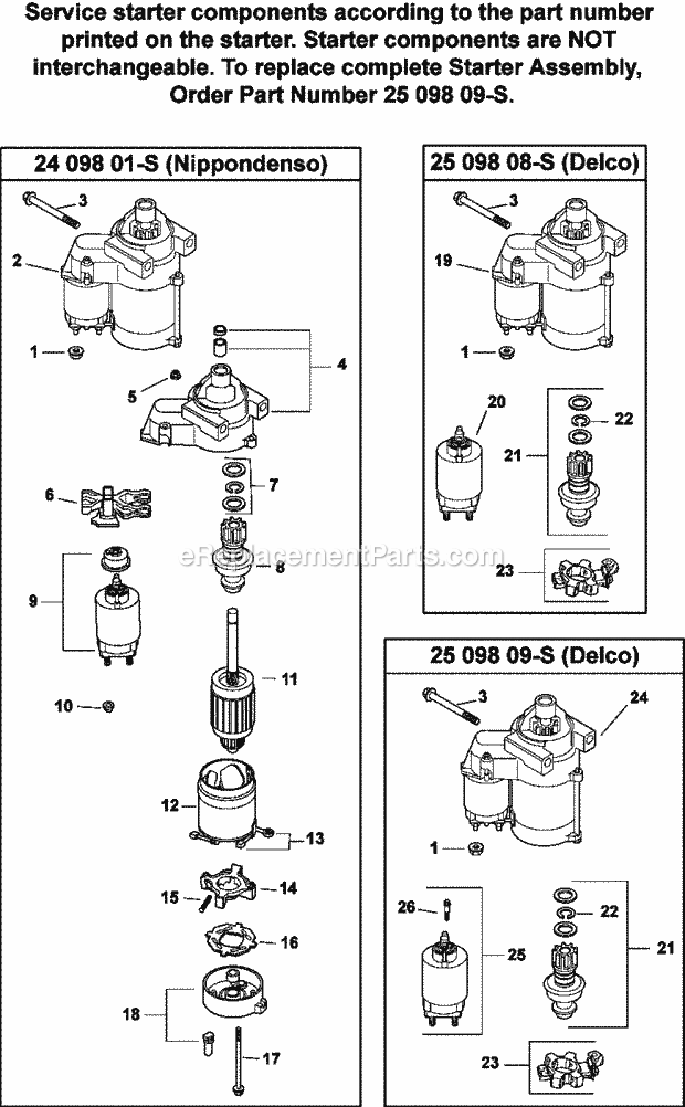 Kohler CV745-0006 28 HP Engine Page M Diagram