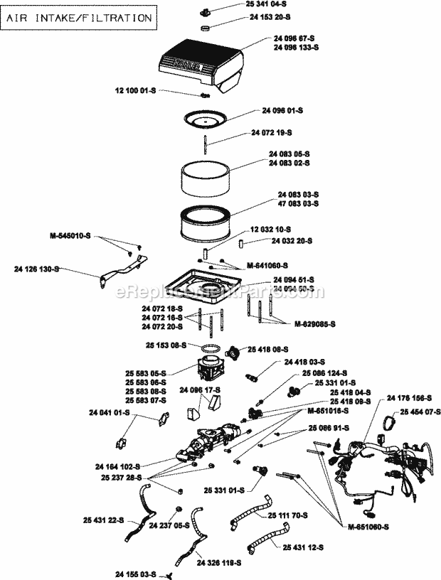 Kohler ECH680-3011 23 HP Engine Page B Diagram