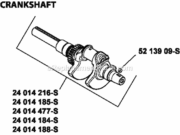 Kohler ECH680-3011 23 HP Engine Page E Diagram