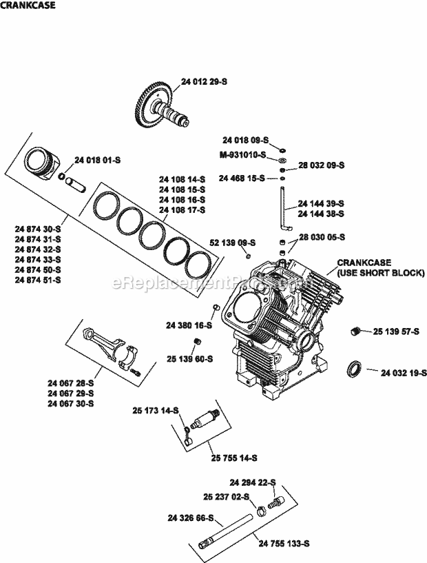 Kohler ECH730-3015 25 HP Engine Page D Diagram
