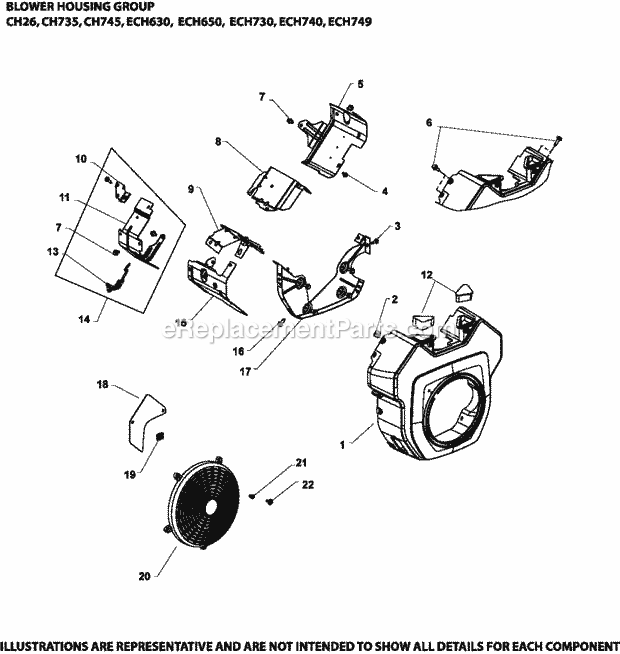 Kohler ECH730-3018 25 HP Engine Page B Diagram