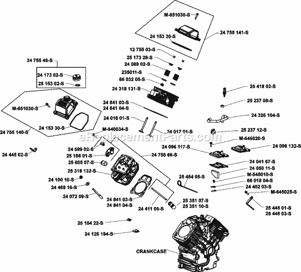 Kohler ECH730-3018 25 HP Engine Page I Diagram