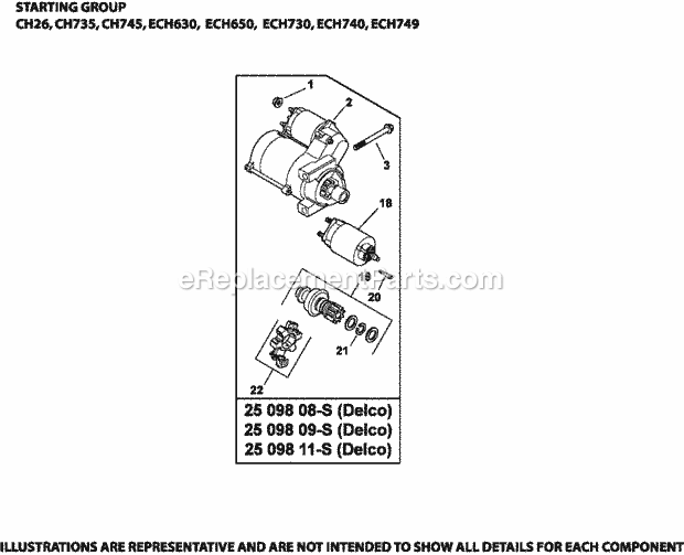 Kohler ECV740-3012 27 HP Engine Page M Diagram