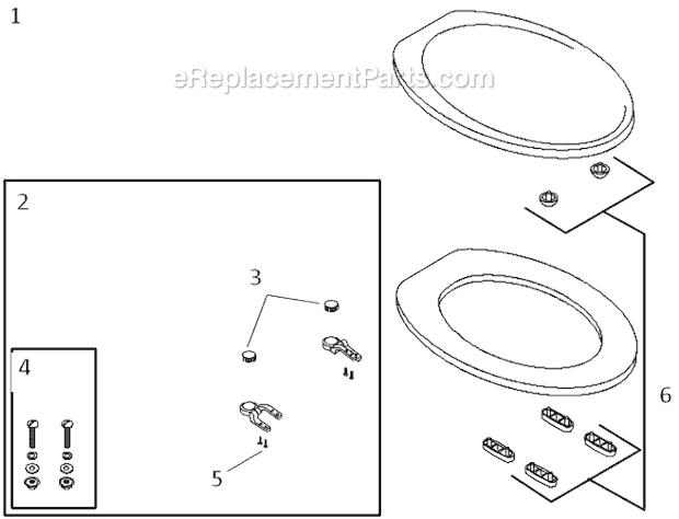 Kohler K-3555-BV Revival Two-Piece Elongated Toilet Page B Diagram