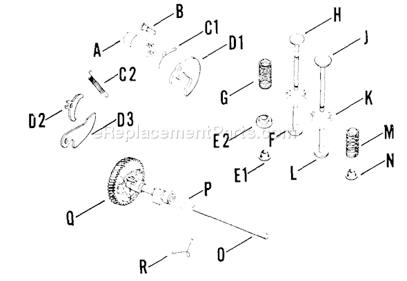 Kohler K141-29243 Engine Page D Diagram