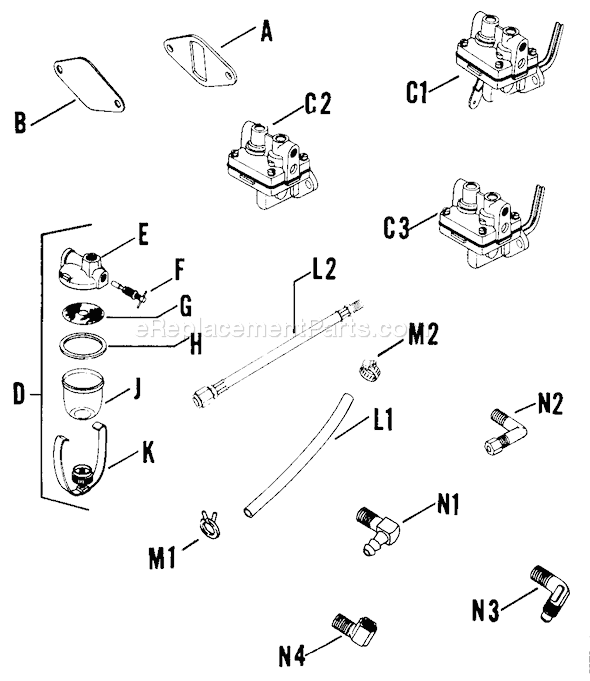 Kohler K141-29340 Engine Page O Diagram