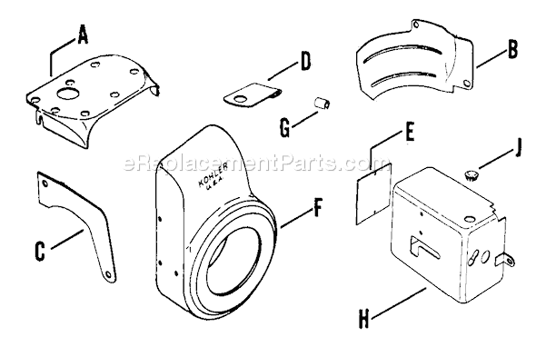 Kohler K141-29421 Engine Page C Diagram