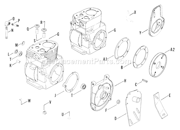 Kohler K161-281182 Engine Page H Diagram