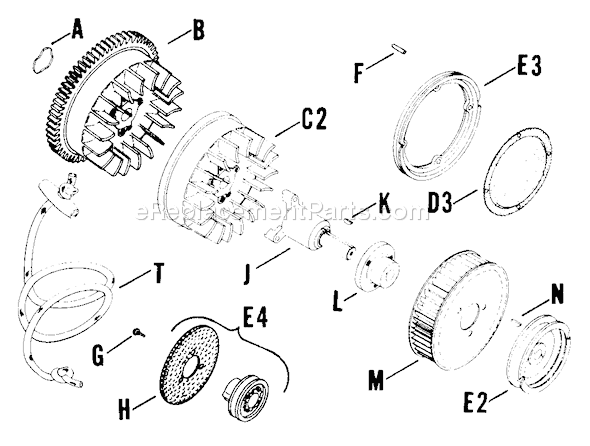 Kohler K161-28354 Engine Page U Diagram