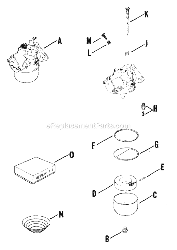 Kohler K161-42499H Generator Page H Diagram